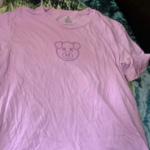 Pink Shane Dawson pig tshirt
